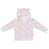 Памучно Бебешко Палтенце С Ушички За Момичета, 80 См. 9 12 М. Bio Baby