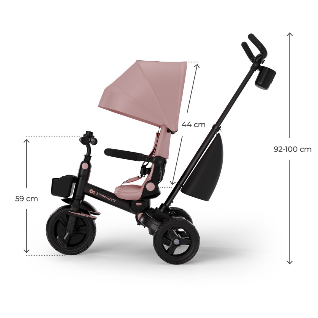 Aveo 2 Plus Триколка Pink Kinderkraft