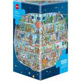 Пъзел Heye От 1500 Части - Космически Кораб Матиас Адолфсон - Пъзели - Heye - BebeMama