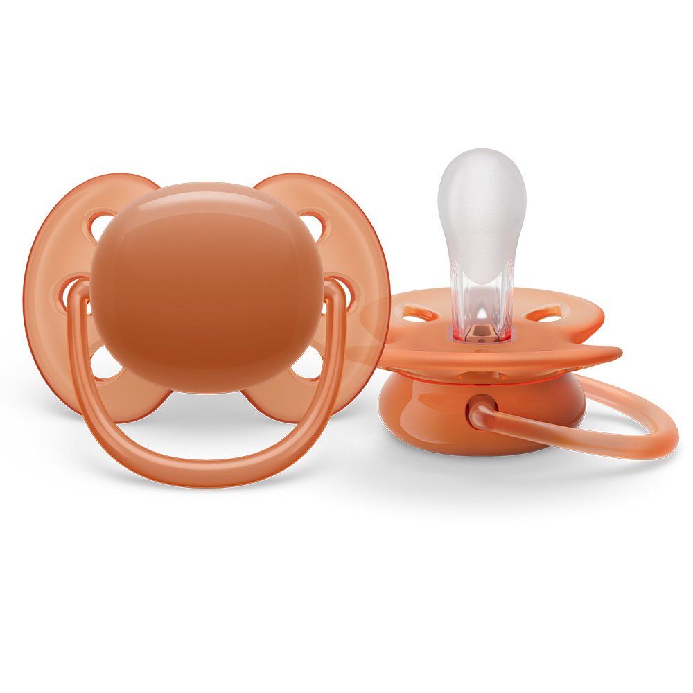 Залъгалки Ultra Soft Philips Avent + Стерилизаторна Кутия, 18М+