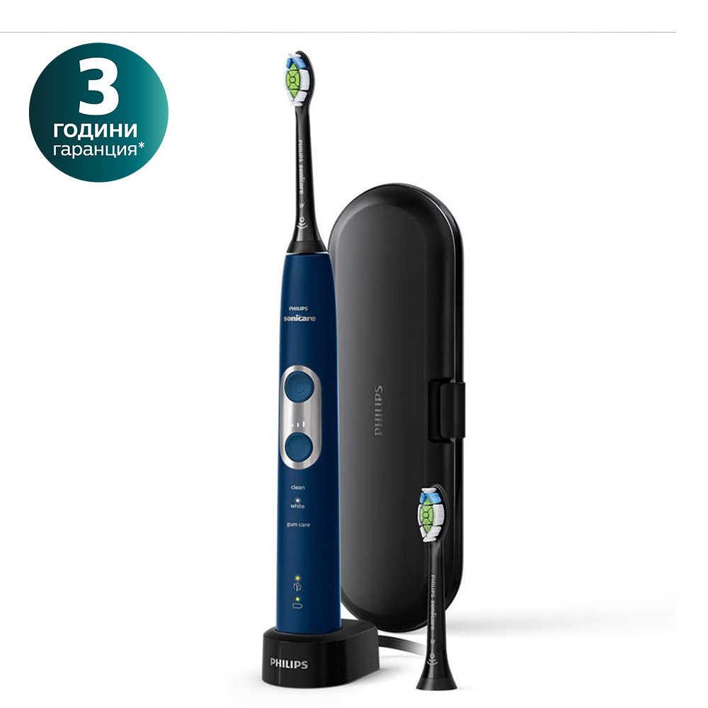 Електрическа Четка За Зъби Protectiveclean Philips Sonicare, Серия 6100, Синя