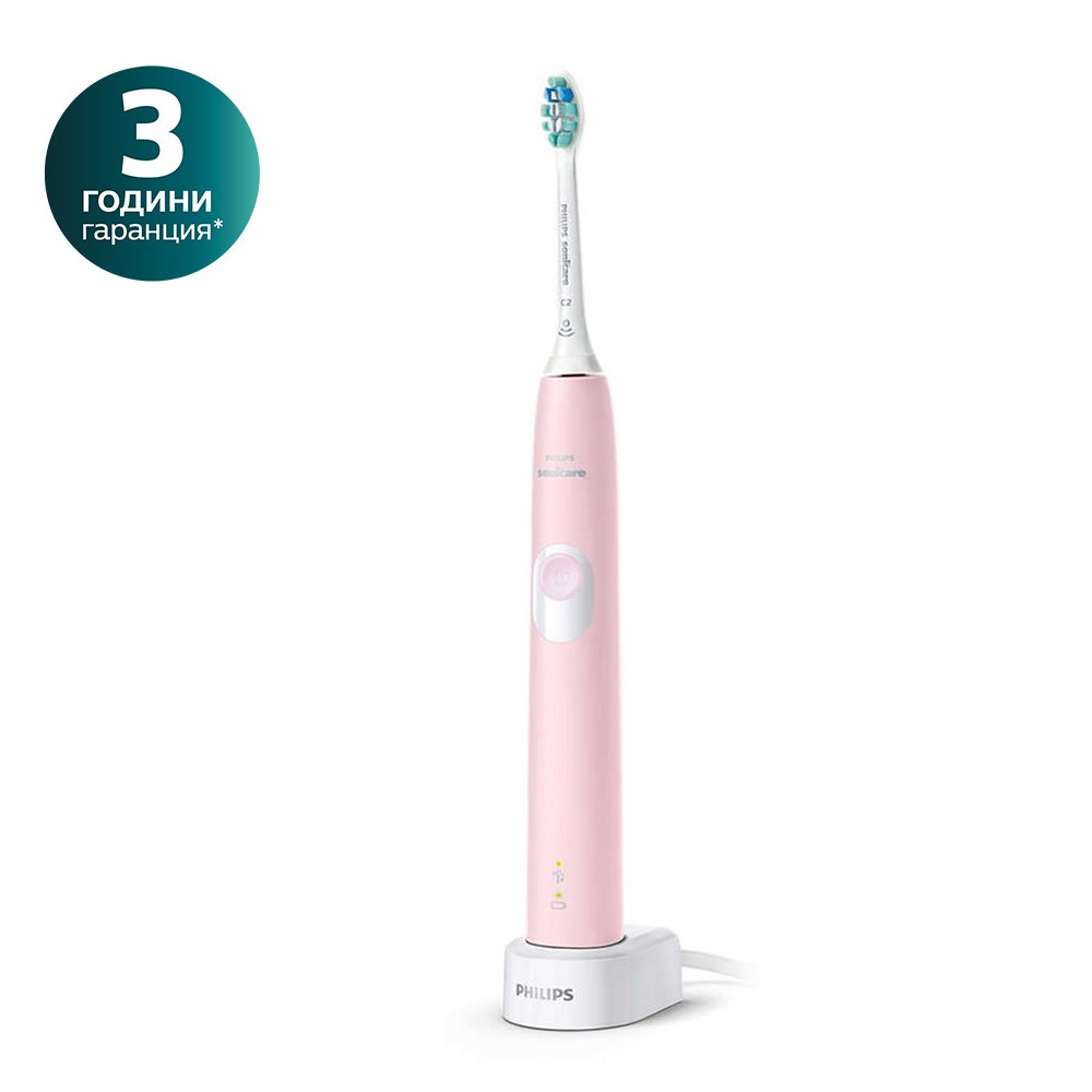 Електрическа Четка За Зъби Protectiveclean Philips Sonicare, Серия 4300, Розова
