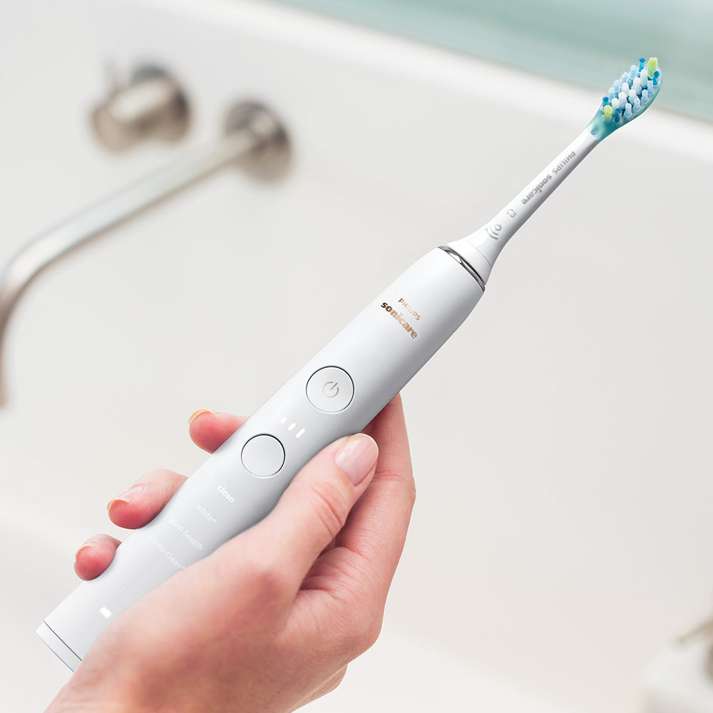 Комплект Ел. Четка За Зъби Diamondclean 9000 И Орален Душ Power Flosser 3000, Hx3886 41, Бели Philips Sonicare