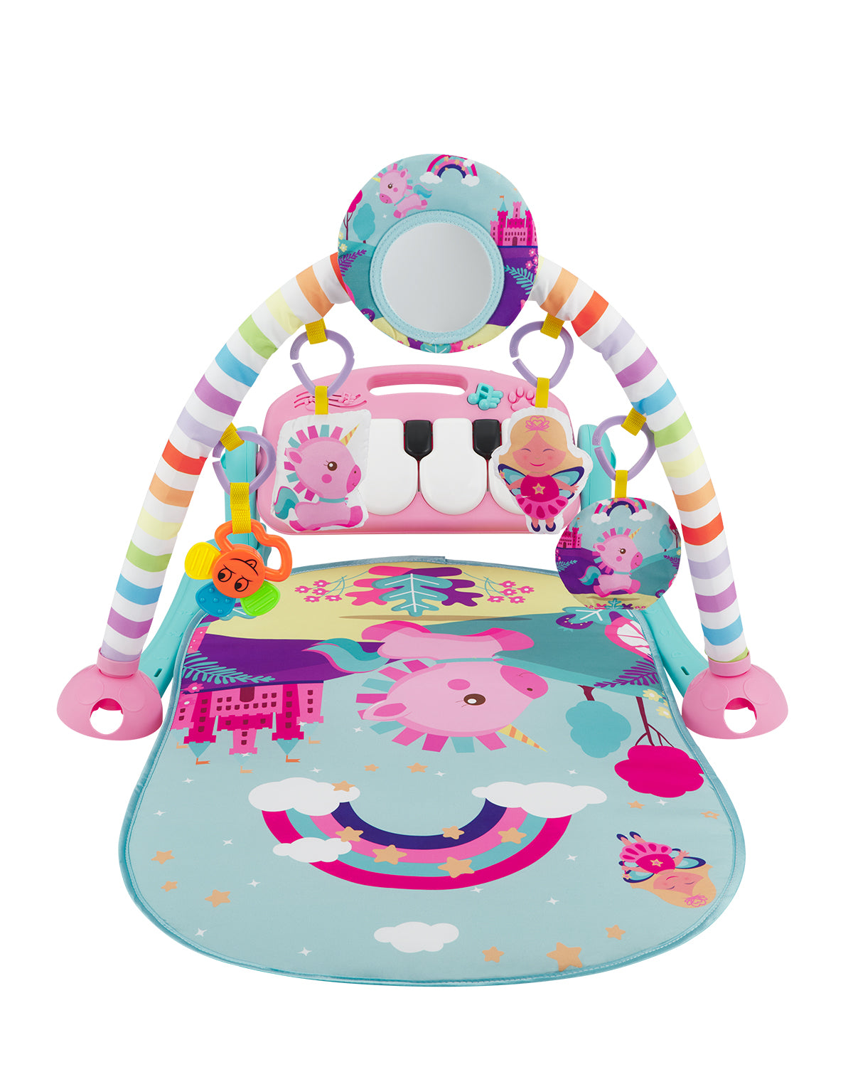 Активна Гимнастика Piano Pink Rainbow Kikkaboo