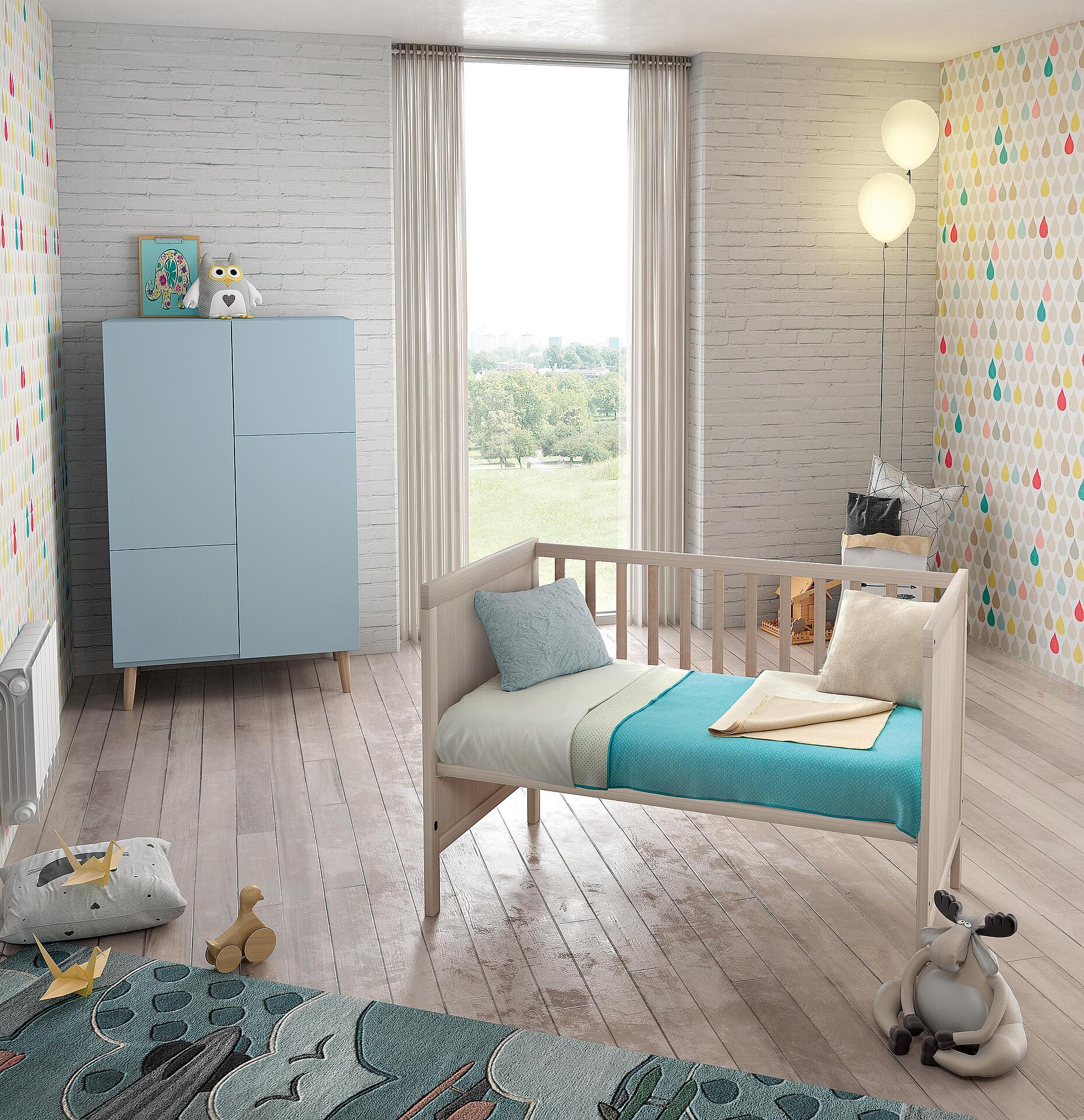 Бебешка Пелена 75 90 См. Natural Bamboo Сини Точки Piel