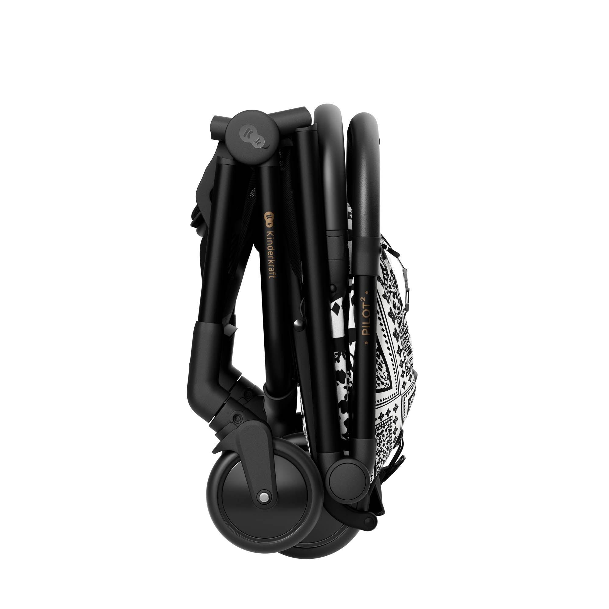 Pilot 2 Бебешка Количка Bizuu Lunar Black Kinderkraft