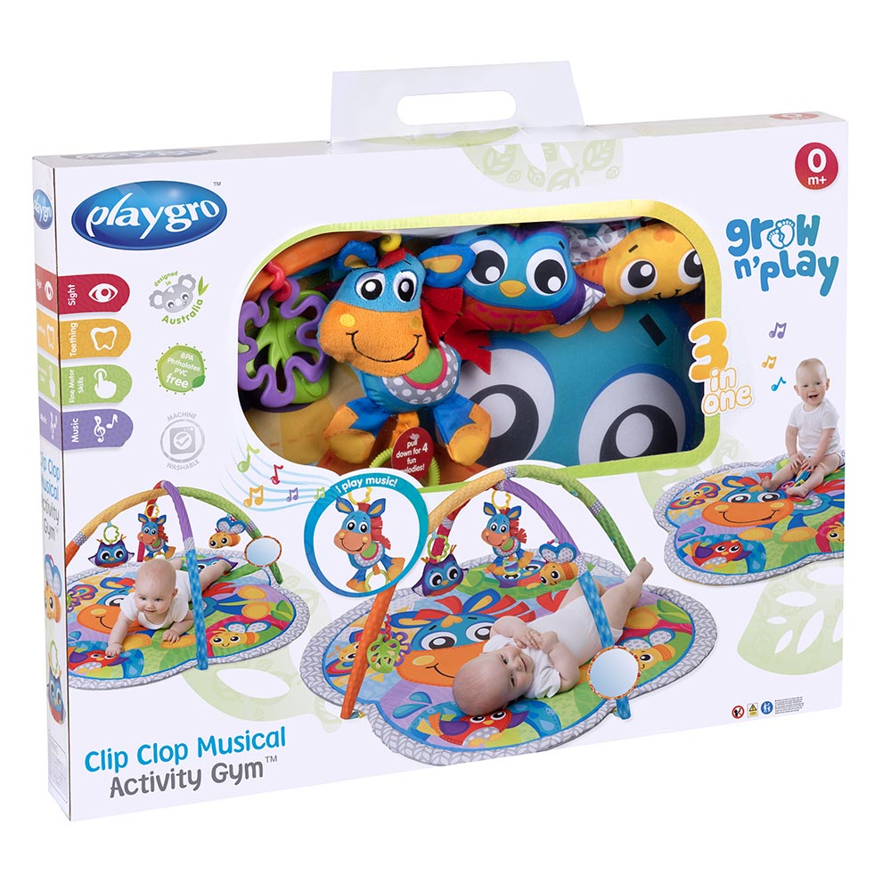 Музикална Активна Гимнастика Кончето Хоп Троп 0м+ Playgro