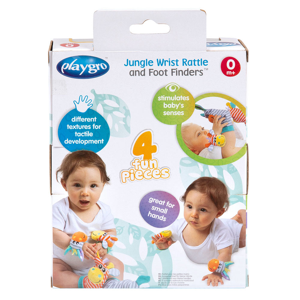 Гривни Дрънкалки И Чорапки Джунгла Refresh, 0м+ Playgro
