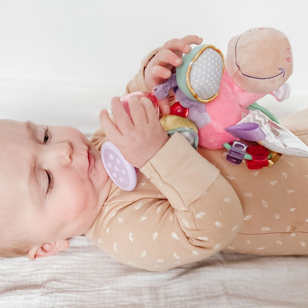 Дрънкалка Еднорог Розова, 3м+ Playgro