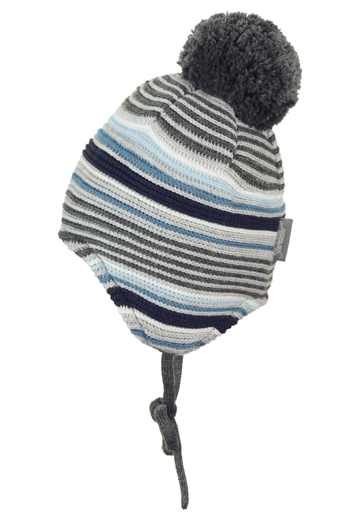 Плетена Бебешка Шапка От Органичен Памук На Райе, 49 См. 12 18 М. Sterntaler