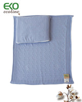 Подложка И Възглавничка За Детска Количка Синьо - Сетове За Колички - Eko - Poland - BebeMama