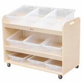 Подвижен Скрин За Съхранение На Играчки - Скринове И Шкафове - Classic World Educational - BebeMama