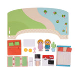 Преносима Дървена Къщичка За Игра - Дървени Играчки - Classic World - BebeMama