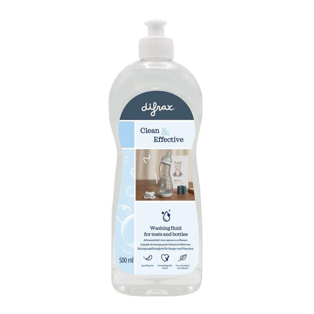 Препарат За Почистване На Бебешки Бутилки И Аксесоари Clean And Effective Difrax - Препарати За Съдове - Difrax - BebeMama