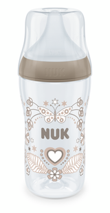 Nuk Perfect Match Шише Рр 260Мл.Със Силиконов Биберон За Хранене M, 3+ Мес. Сърце