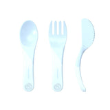 Learn Cutlery 6+m Pastel Blue Twistshake