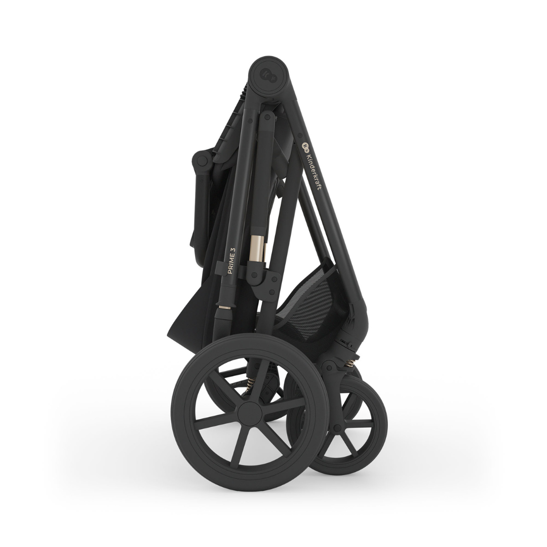 Prime 3 Бебешка Количка 2в1 Black Kinderkraft