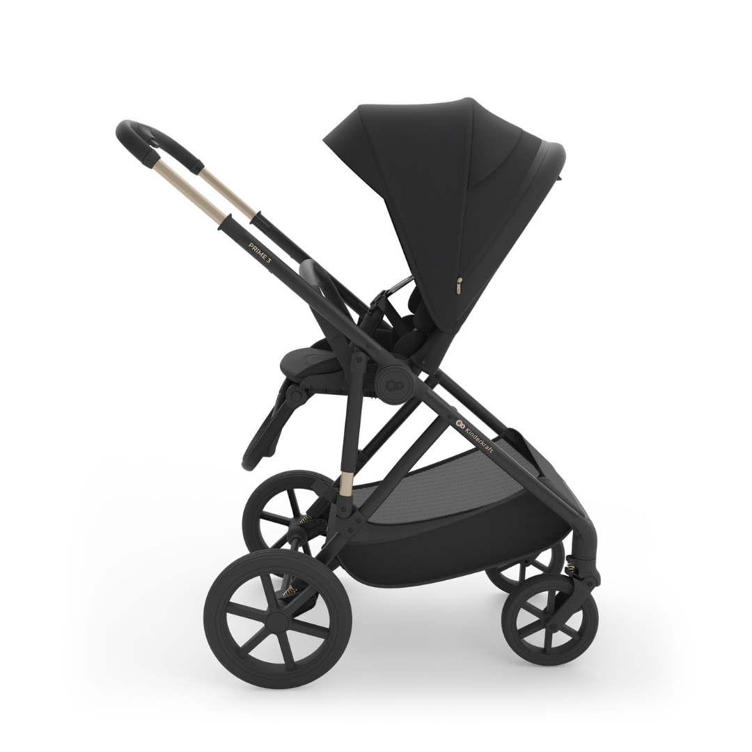 Prime 3 Бебешка Количка 2в1 Black Kinderkraft