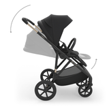 Prime 3 Бебешка Количка 2в1 Black Kinderkraft