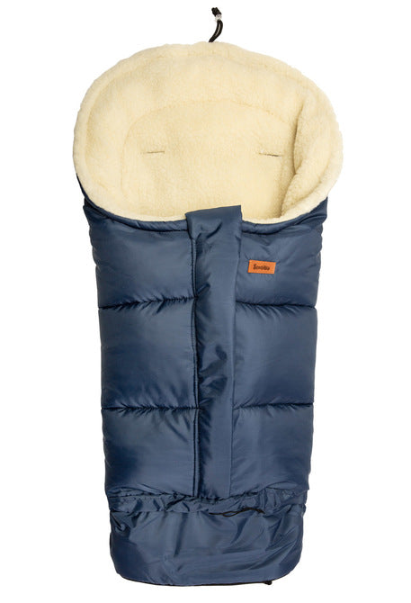 Чувалче За Детска Количка 3 В 1 – Тъмносиньо/Вълна - Чувалчета И Покривала - Sensillo - BebeMama