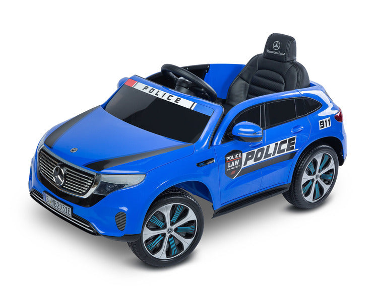 Акумулаторен Автомобил Mercedes Benz Eqc Police Син Caretero Toyz