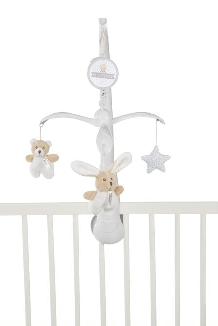 Въртележка Мече И Заек - Играчки За Количка Или Легло - Chicco - BebeMama