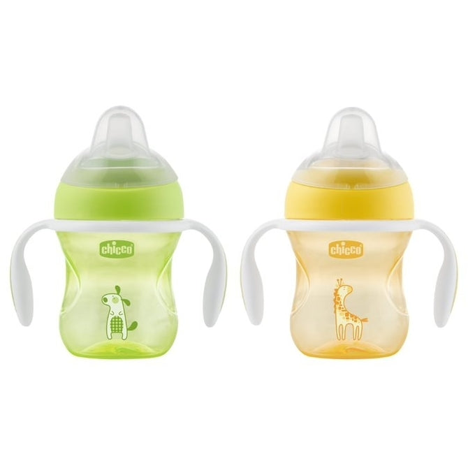 Чаша First Training Mug 4M + Неутрална - Чаши - Chicco - BebeMama