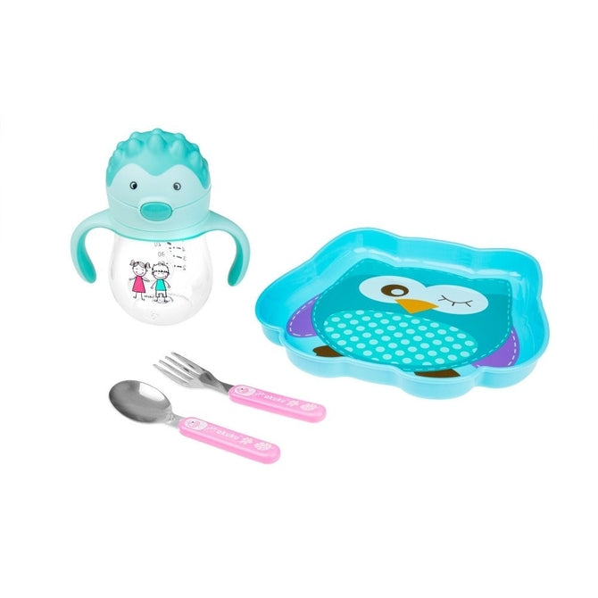 Пластмасова Чиния Бухал - Чинии - Akuku - BebeMama