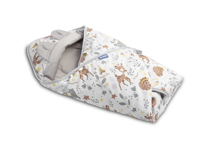 Sensillo Autósülés Betét 0-13Kg. 90X90 Kaland A Fehér Erdőben