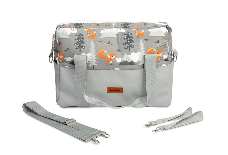 Чанта За Количка От Еко Кожа Grey Mountains - Чанти И Раници - Sensillo - BebeMama