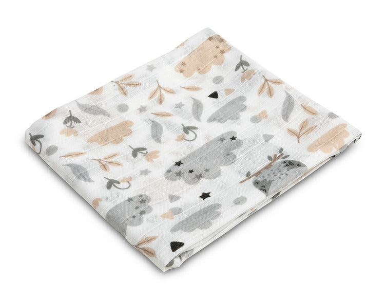 Муселинова Пелена За Повиване Сови и Зайчета Sensillo