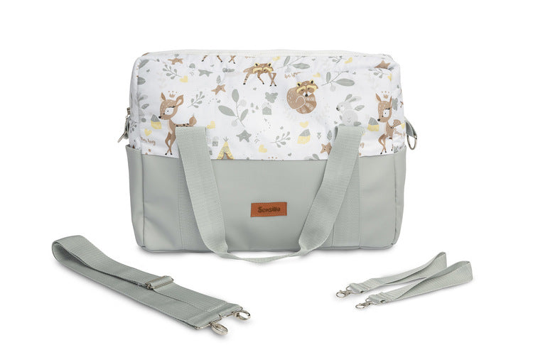 Еко Кожена Чанта За Количка White Forest Adventure - Чанти И Раници - Sensillo - BebeMama