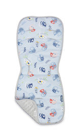 Подложка За Количка Basic Hares Син Chameleon - Подложки За Колички - Sensillo - BebeMama