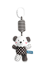 Черно-Бяла Висулка За Количка- Мече - Играчки За Количка Или Легло - Sensillo - BebeMama