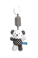 Черно-Бяла Висулка За Количка- Мече