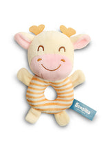 Играчка Дрънкалка Mini Zoo – Крава - Дрънкалки - Sensillo - BebeMama