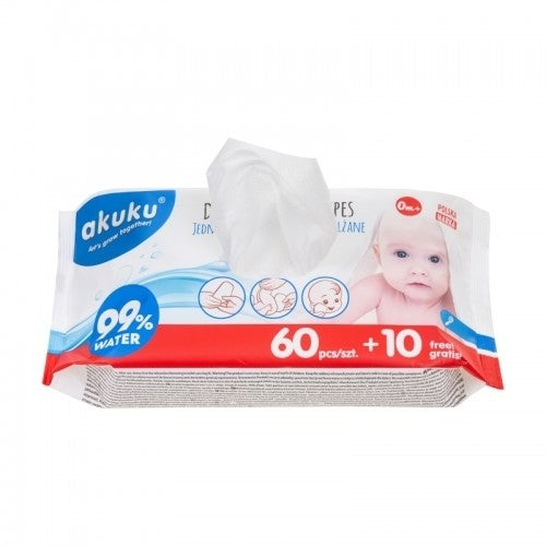 Мокри Кърпички За Еднократна Употреба (70 Бр.)