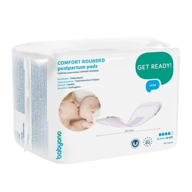 Следродилни Превръзки Comfort Rounded 15Pcs - Превръзки И Тампони - Babyono - BebeMama