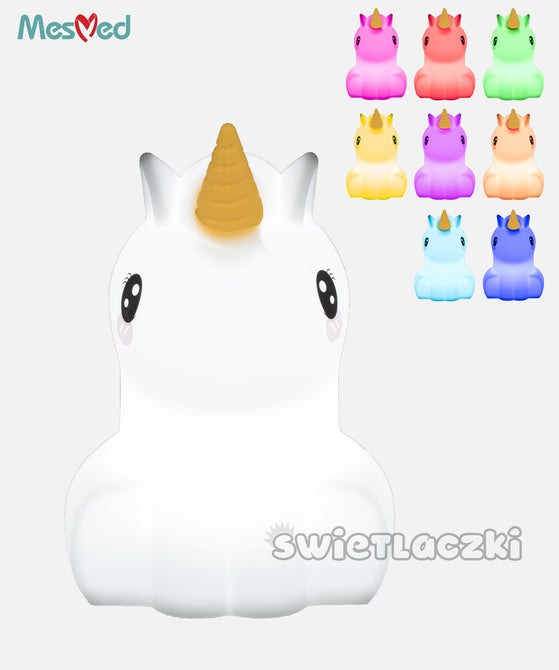 Нощна Лампа Еднорог - Нощни Лампи - Mesmed - BebeMama