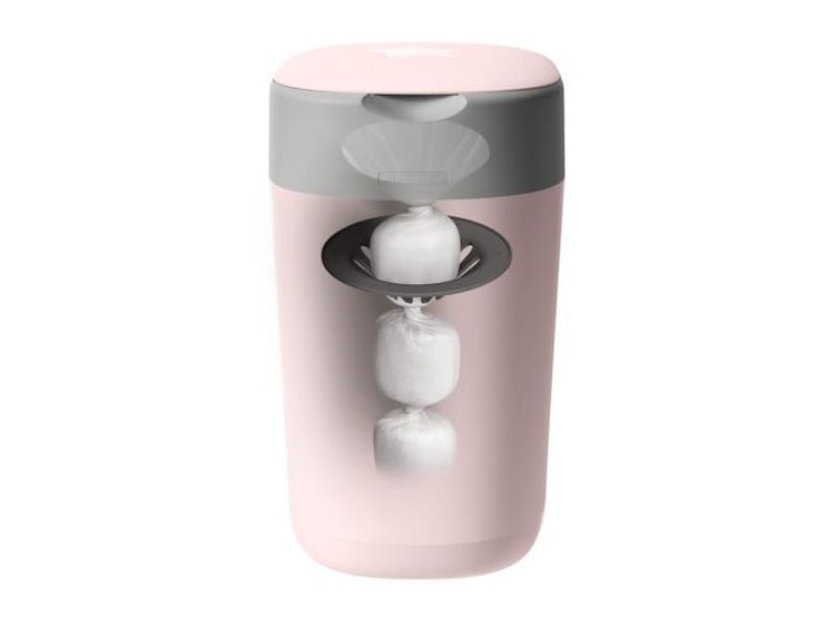 Контейнер За Използвани Пелени Twist Pink - Кошове За Памперси - Sangenic By Tommee Tippee - BebeMama