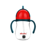 Чаша Със Сламка Синя/Червена - Чаши - Akuku - BebeMama