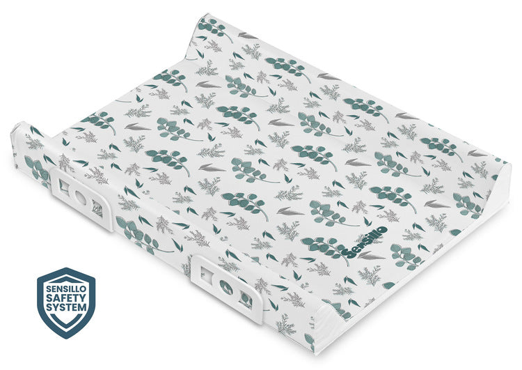 Подложка За Повиване Със Система За Безопасност - Eucalyptus Platinum - Повивалници - Sensillo - BebeMama