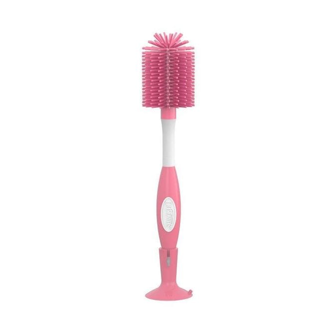 Perie moale pentru biberoane – roz Dr. Brown`S