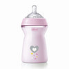 Biberon Chicco - Natural Feeling 6+ 330 ml pentru fete