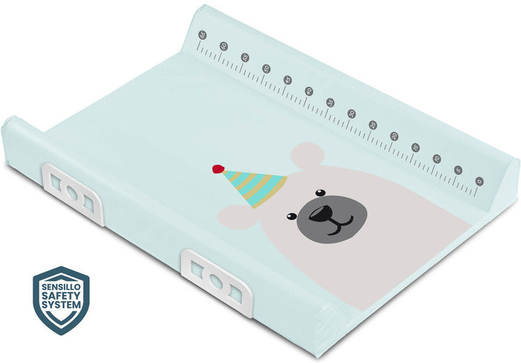 Подложка За Повиване Със Система За Безопасност - Party Bear Mint 70 См - Повивалници - Sensillo - BebeMama
