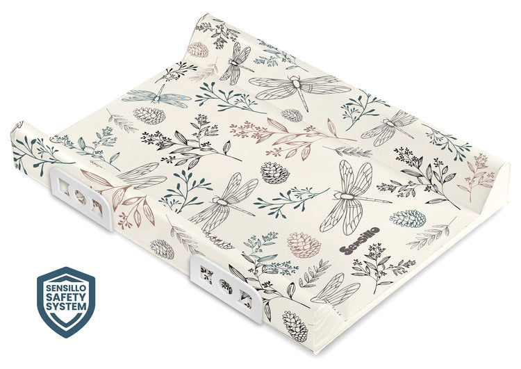 Подложка За Повиване Със Система За Безопасност – Ботаническо Бежово 70 См - Повивалници - Sensillo - BebeMama