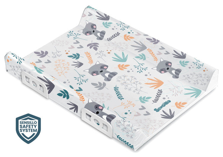 Подложка За Повиване Със Система За Безопасност – Forest Raccoon Platinum 70 См - Повивалници - Sensillo - BebeMama