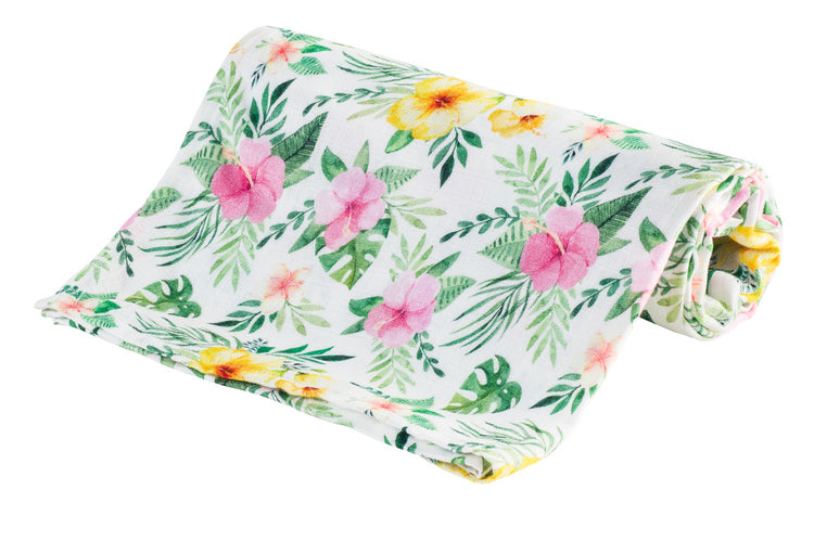Бамбукова Пелена 30X30 Цветя - Пелени - BebeMama - BebeMama