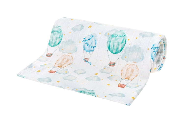 Бамбукова Пелена 75X75 Балони - Пелени - BebeMama - BebeMama