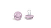 Dusky Lilac szilikon játszócumi 0-36 hónapos korig De Lux